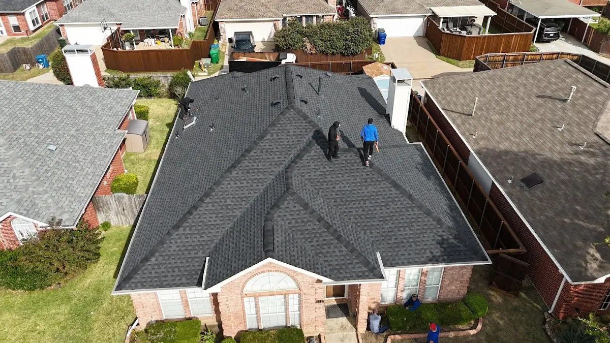 Slate & Tile Roof Repair work in progress on a Seal Beach property